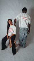 PRAY FOR SW4G Cropped Tee — White