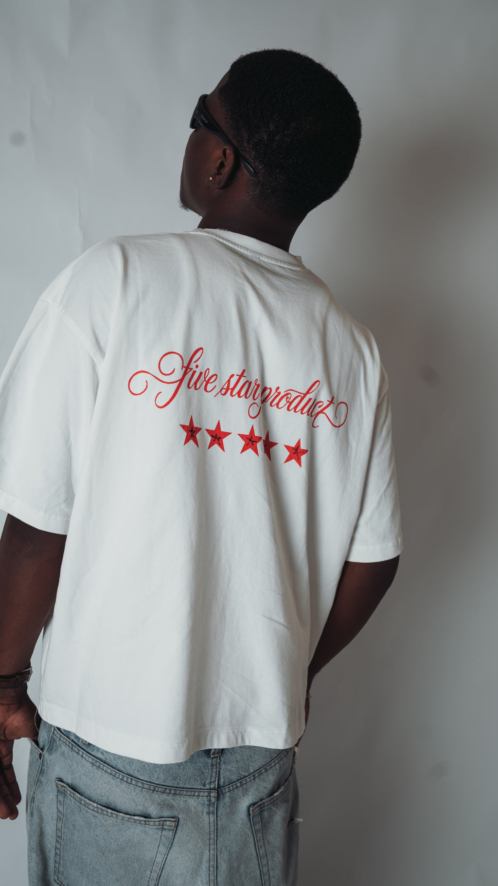 PRAY FOR SW4G Cropped Tee — White